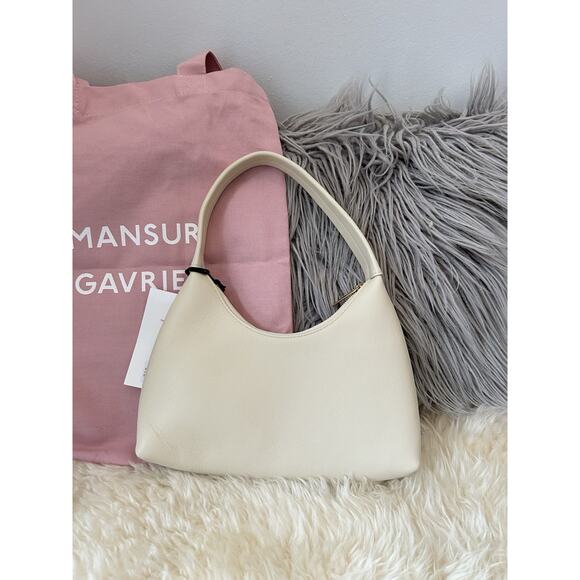 Mansur Gavriel Candy Mini Croc Embossed Hobo - Jasmi - Picture 2 of 9